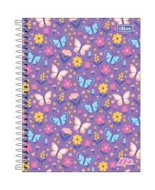 imagem principal do produto Caderno Espiral Capa Dura Colegial 10 Matérias D+ 200 Folhas