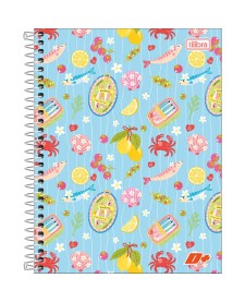 imagem principal do produto Caderno Espiral Capa Dura Colegial 10 Matérias D+ 200 Folhas