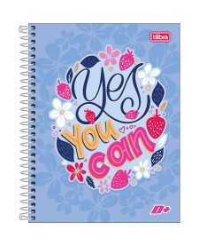 imagem principal do produto Caderno Espiral Capa Dura Colegial 10 Matérias D+ 200 Folhas