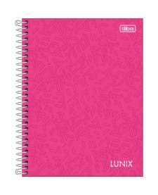 imagem principal do produto Caderno Espiral Capa Dura Colegial 10 Matérias Lunix 160 Folhas