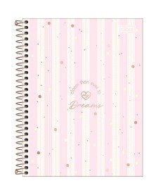 imagem principal do produto Caderno Espiral Capa Dura Colegial 10 Matérias Soho 160 Folhas