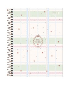 imagem principal do produto Caderno Espiral Capa Dura Colegial 10 Matérias Soho 160 Folhas