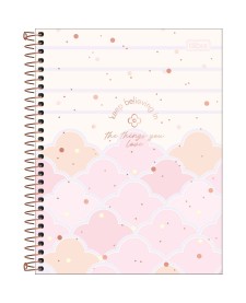 imagem principal do produto Caderno Espiral Capa Dura Colegial 10 Matérias Soho 160 Folhas