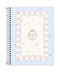 imagem principal do produto Caderno Espiral Capa Dura Colegial 10 Matérias Soho 160 Folhas