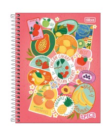 imagem principal do produto Caderno Espiral Capa Dura Colegial 10 Matérias Spice 160 Folhas