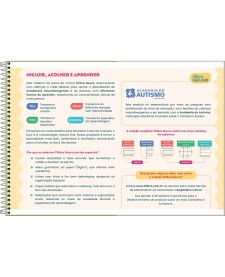 imagem de detalhe produto Caderno Espiral Capa Dura Meia Pauta Ampliada Tilibra Neuro 40 Folhas
