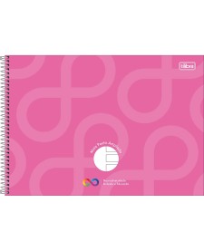 imagem principal do produto Caderno Espiral Capa Dura Meia Pauta Ampliada Tilibra Neuro 40 Folhas