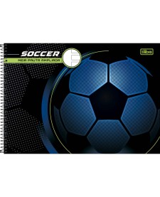 imagem principal do produto Caderno Espiral Capa Dura Meia Pauta Score 40 Folhas