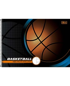 imagem principal do produto Caderno Espiral Capa Dura Meia Pauta Score 40 Folhas