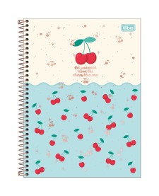 imagem principal do produto Caderno Espiral Capa Dura Universitário 1 Matéria Amarena 80 Folhas