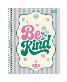 imagem principal do produto Caderno Espiral Capa Dura Universitário 1 Matéria Bold One Feminino 80 Folhas