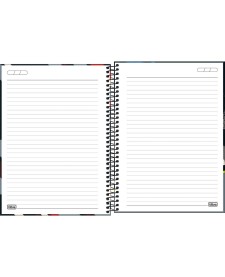 imagem de detalhe produto Caderno Espiral Capa Dura Universitário 1 Matéria Bold One Masculino 80 Folhas