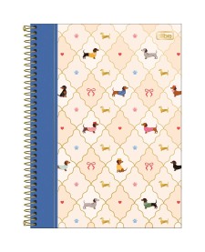 imagem principal do produto Caderno Espiral Capa Dura Universitário 1 Matéria Brownie 80 Folhas