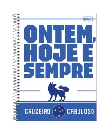 imagem principal do produto Caderno Espiral Capa Dura Universitário 1 Matéria Cruzeiro 80 Folhas