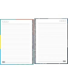 imagem de detalhe produto Caderno Espiral Capa Dura Universitário 1 Matéria D+ 96 Folhas