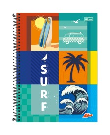 imagem principal do produto Caderno Espiral Capa Dura Universitário 1 Matéria D+ 96 Folhas