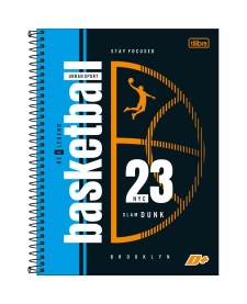 imagem principal do produto Caderno Espiral Capa Dura Universitário 1 Matéria D+ 96 Folhas