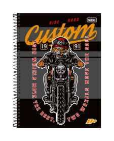 imagem principal do produto Caderno Espiral Capa Dura Universitário 1 Matéria D+ 96 Folhas