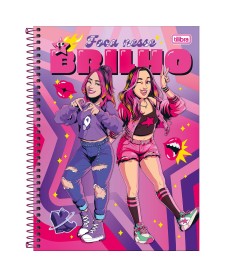 imagem principal do produto Caderno Espiral Capa Dura Universitário 1 Matéria Emilly Vick 80 Folhas