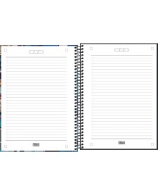 imagem de detalhe produto Caderno Espiral Capa Dura Universitário 1 Matéria Instituto Rodrigo Mendes 80 Folhas