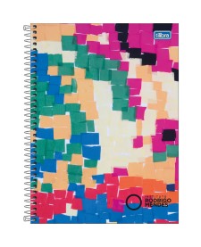 imagem principal do produto Caderno Espiral Capa Dura Universitário 1 Matéria Instituto Rodrigo Mendes 80 Folhas