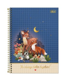 imagem principal do produto Caderno Espiral Capa Dura Universitário 1 Matéria Loveland 80 Folhas