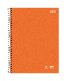 imagem principal do produto Caderno Espiral Capa Dura Universitário 1 Matéria Lunix 80 Folhas