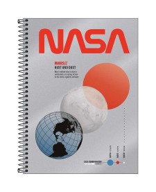 imagem principal do produto Caderno Espiral Capa Dura Universitário 1 Matéria Nasa 80 Folhas