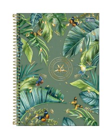 imagem principal do produto Caderno Espiral Capa Dura Universitário 1 Matéria Naturalis 80 Folhas