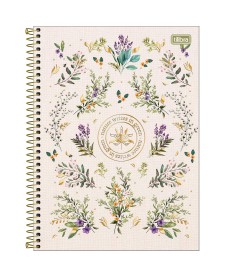 imagem principal do produto Caderno Espiral Capa Dura Universitário 1 Matéria Naturalis 80 Folhas