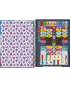 imagem de detalhe produto Caderno Espiral Capa Dura Universitário 1 Matéria One Piece 80 Folhas