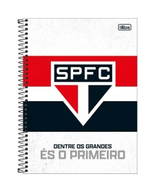 imagem principal do produto Caderno Espiral Capa Dura Universitário 1 Matéria São Paulo 80 Folhas