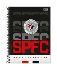 imagem principal do produto Caderno Espiral Capa Dura Universitário 1 Matéria São Paulo 80 Folhas