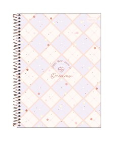 imagem principal do produto Caderno Espiral Capa Dura Universitário 1 Matéria Soho 80 Folhas