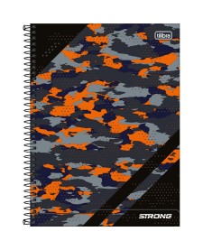 imagem principal do produto Caderno Espiral Capa Dura Universitário 1 Matéria Strong 80 Folhas