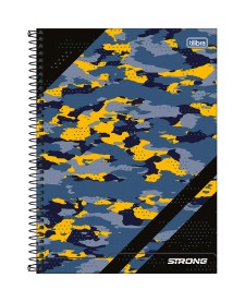 imagem principal do produto Caderno Espiral Capa Dura Universitário 1 Matéria Strong 80 Folhas