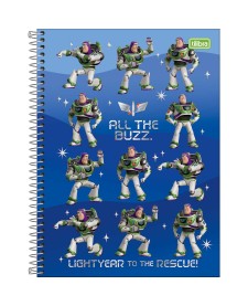 imagem principal do produto Caderno Espiral Capa Dura Universitário 1 Matéria Toy Story 80 Folhas