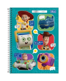 imagem principal do produto Caderno Espiral Capa Dura Universitário 1 Matéria Toy Story 80 Folhas