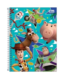imagem principal do produto Caderno Espiral Capa Dura Universitário 1 Matéria Toy Story 80 Folhas