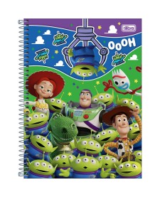 imagem principal do produto Caderno Espiral Capa Dura Universitário 1 Matéria Toy Story 80 Folhas