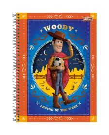 imagem principal do produto Caderno Espiral Capa Dura Universitário 1 Matéria Toy Story 80 Folhas