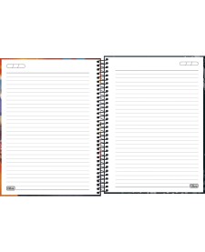 imagem de detalhe produto Caderno Espiral Capa Dura Universitário 1 Matéria X-Racing 80 Folhas