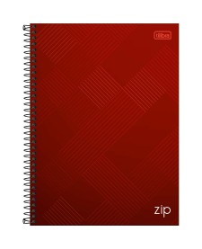 imagem principal do produto Caderno Espiral Capa Dura Universitário 1 Matéria Zip 80 Folhas
