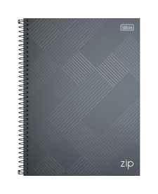 imagem principal do produto Caderno Espiral Capa Dura Universitário 1 Matéria Zip 80 Folhas