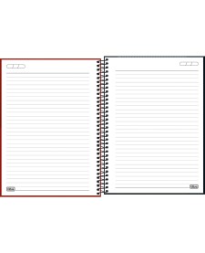 imagem de detalhe produto Caderno Espiral Capa Dura Universitário 1 Matéria Zip 80 Folhas