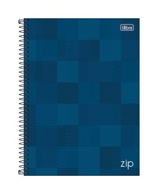 imagem principal do produto Caderno Espiral Capa Dura Universitário 1 Matéria Zip 80 Folhas