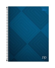imagem principal do produto Caderno Espiral Capa Dura Universitário 1 Matéria Zip 96 Folhas