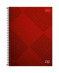 imagem principal do produto Caderno Espiral Capa Dura Universitário 1 Matéria Zip 96 Folhas