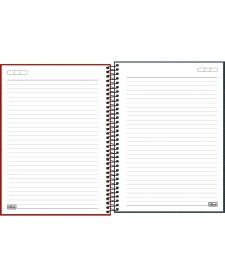 imagem de detalhe produto Caderno Espiral Capa Dura Universitário 1 Matéria Zip 96 Folhas