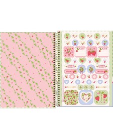 imagem de detalhe produto Caderno Espiral Capa Dura Universitário 10 Matérias Be Berry! 160 Folhas
